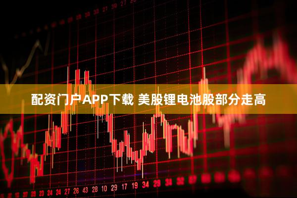 配资门户APP下载 美股锂电池股部分走高